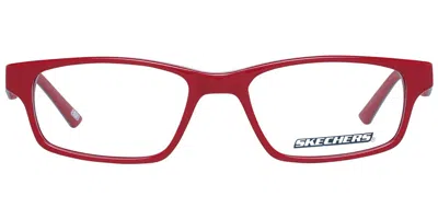 Skechers Se1161 066 Occhiali Da Vista Rossi Per Uomo (solo Montatura) In Red