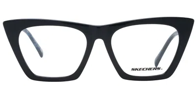Skechers Se2194 001 Occhiali Da Vista Neri Per Donna (solo Montatura) In Black