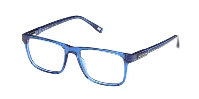 Skechers Se3304 090 Men's Glasses Blue Size 53 - Free Lenses - Blue Light Block Available