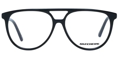 Skechers Se3332 001 Occhiali Da Vista Neri Per Uomo (solo Montatura) In Black