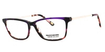 Skechers Se50033 083 Occhiali Da Vista Tartarugatishell Per Donna (solo Montatura) In Black