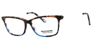 Skechers Se50033 053 Occhiali Da Vista Tartarugatishell Per Donna (solo Montatura) In Black