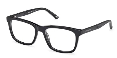 Skechers Se50134 001 Occhiali Da Vista Neri Per Uomo (solo Montatura) In Black