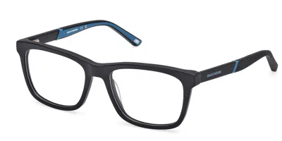 Skechers Se50134 002 Occhiali Da Vista Neri Per Uomo (solo Montatura) In Black