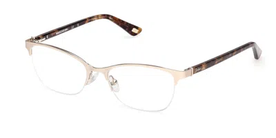 Skechers Se50176 032 Occhiali Da Vista Oro Per Donna (solo Montatura) In Neutral