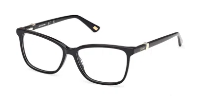 Skechers Se50180 001 Occhiali Da Vista Neri Per Donna (solo Montatura) In Black
