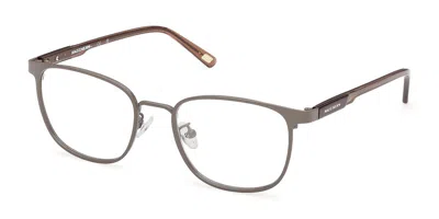 Skechers Se50206-d Vestibilità Orientale 020 Occhiali Da Vista Gunmetal Per Uomo (solo Montatura) In Gray