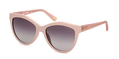 Skechers Se6104 Polarized 73h Women's Sunglasses Pink Size 55