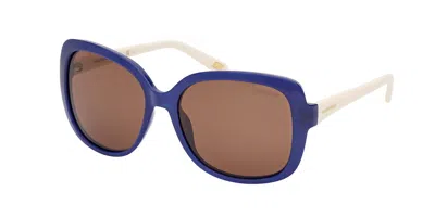 Skechers Se6126 Polarized 92h Women's Sunglasses Blue Size 58