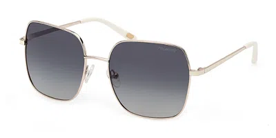 Skechers Se6266 Polarized 33r Women's Sunglasses Gold Size 57 In White