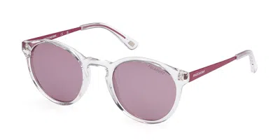 Skechers Se6284 Polarized 26h Women's Sunglasses Clear Size 48 In Transparent