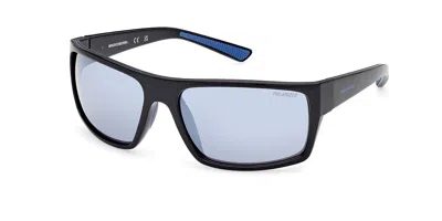 Skechers Se6292 Polarized 01d Men's Sunglasses Black Size 63