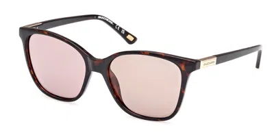 Skechers Se6361 Polarized 52h Women's Sunglasses Tortoiseshell Size 56 In Brown