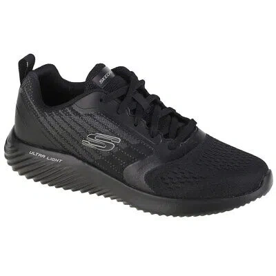 Pre-owned Skechers Shoes Universal Men  Bounder Verkona 232004bbk Black