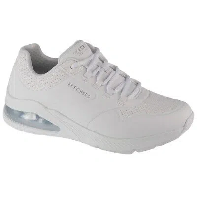 Pre-owned Skechers Shoes Universal Men  Uno 2 Air Around You 232181wht White