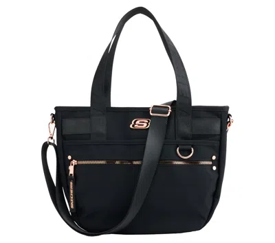 Skechers Shopper D-ring Bag In Black