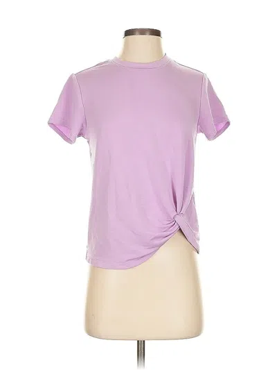 Pre-owned Skechers Short Sleeve T-shirt In Purple