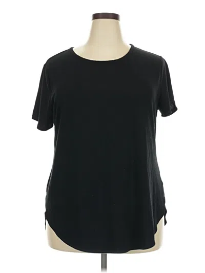 Pre-owned Skechers Short Sleeve T-shirt In Black