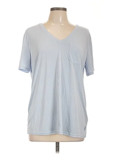 Pre-owned Skechers Short Sleeve T-shirt In Blue