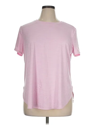 Pre-owned Skechers Short Sleeve T-shirt In Pink