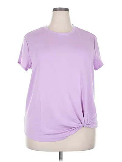 Pre-owned Skechers Short Sleeve T-shirt In Purple