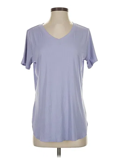 Pre-owned Skechers Short Sleeve T-shirt In Purple