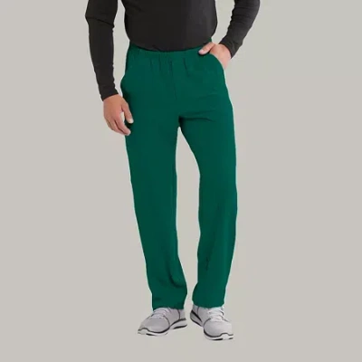 Skechers Sk0215 Structure 4-pocket Zip-fly Mens Big And Tall Tag Free Stretch Fabric Moisture Wicking Scrub P In Green