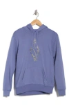 Skechers Skech-sweats Rhinestone Shine Hoodie In Purple/rose