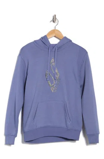 Skechers Skech-sweats Rhinestone Shine Hoodie In Purple/rose