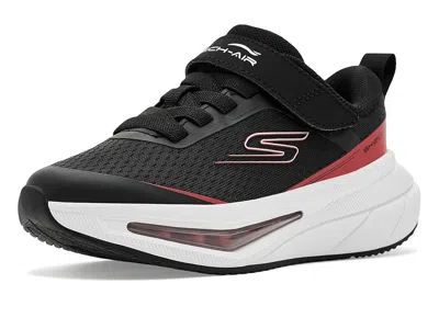 Skechers Skech-air Flight 404095l (little Kid/big Kid) Boys Shoes Black/red : 12.5 Little Kid M, Synthetic/te