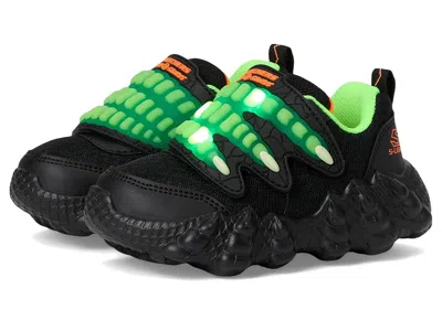 Skechers Kids' Skech-o-saurus: Lil Saurus-claw Brights 402283n (toddler) Boy's Shoes Black/lime: 9 Toddler M