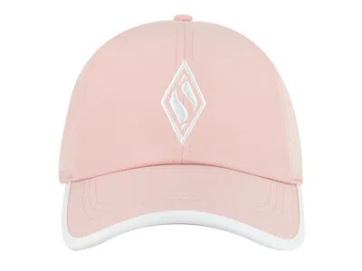 Skechers Skechweave Diamond Baseball Cap In Pink
