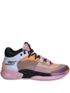 Skechers Skx Resagrip Perforated-panel Sneakers In Pink