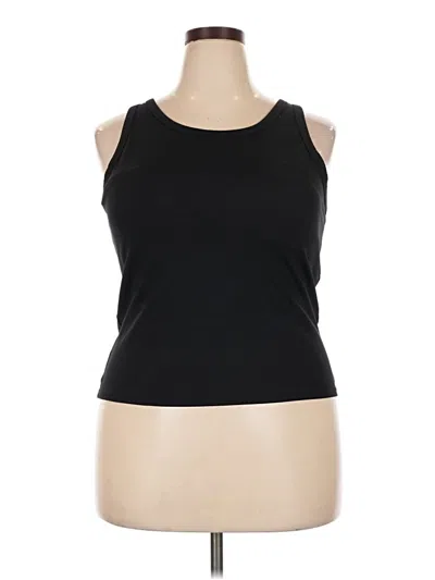 Pre-owned Skechers Sleeveless T-shirt In Black