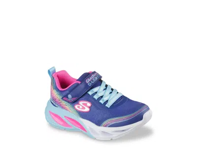 Skechers Slights Cosmic Glow Rainbow Beam Lightup Sneaker Kids' In Multi