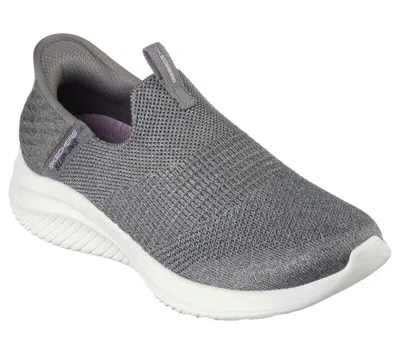 Skechers Slip-ins: Ultra Flex 3.0 149709w-gry Women 11 Gray Casual Shoes Eee3643