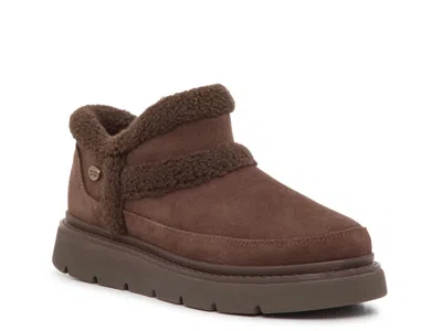 Skechers Slipins: Bobs Keepsakes Lite Winter Snug Bootie In Brown