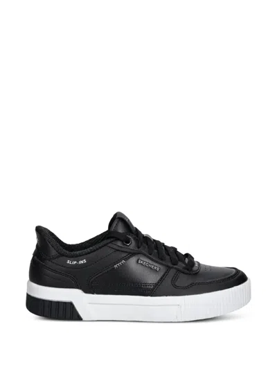 Skechers Slip-ins Lace-up Sneakers In Black