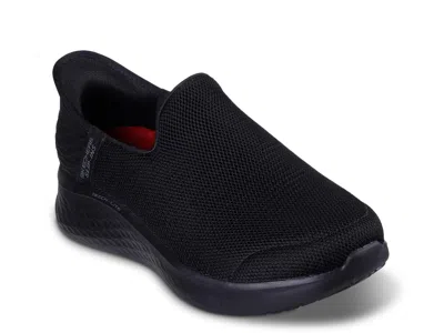 Skechers Slipins Lite Pro Slipon Sneaker In Black