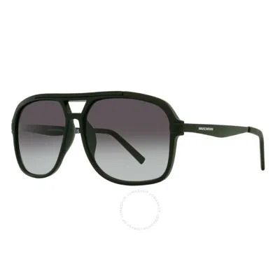 Skechers Smoke Gradient Navigator Men's Sunglasses Se6200 02b 60 In Black