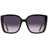 Skechers Smoke Gradient Square Ladies Sunglasses Se6234 01b 58 In Purple