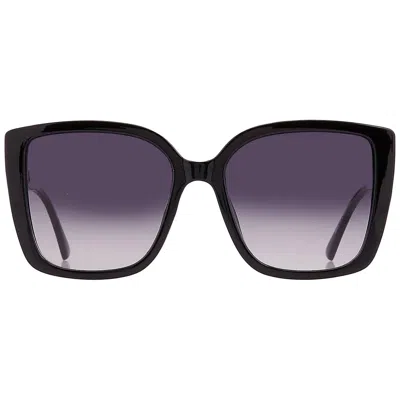 SKECHERS SMOKE GRADIENT SQUARE LADIES SUNGLASSES SE6234 01B 58