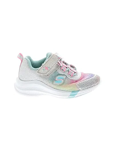 Pre-owned Skechers Kids' Sneakers In Silver
