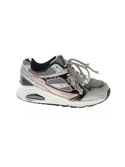Pre-owned Skechers Kids' Sneakers In Silver