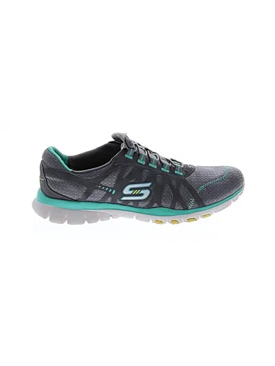 Pre-owned Skechers Sneakers In Teal