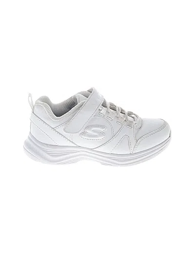 Pre-owned Skechers Kids' Sneakers In White