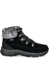 Skechers Snow Worries Boots In Animal Print