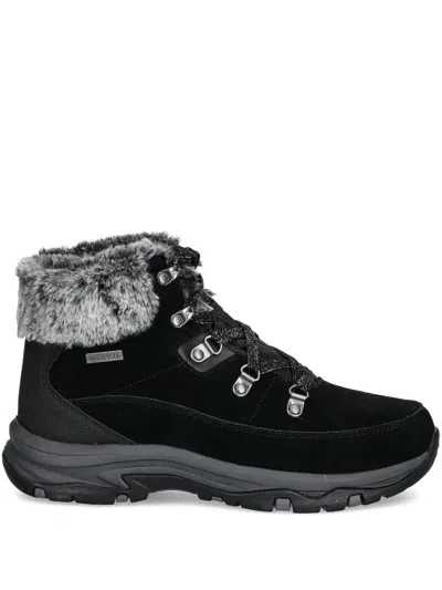 Skechers Snow Worries Boots In Animal Print