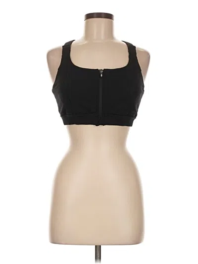 Pre-owned Skechers Sports Bra In Black