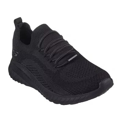 Skechers Squad Chaos Womens Moc Closed Toe Work Shoes In Black